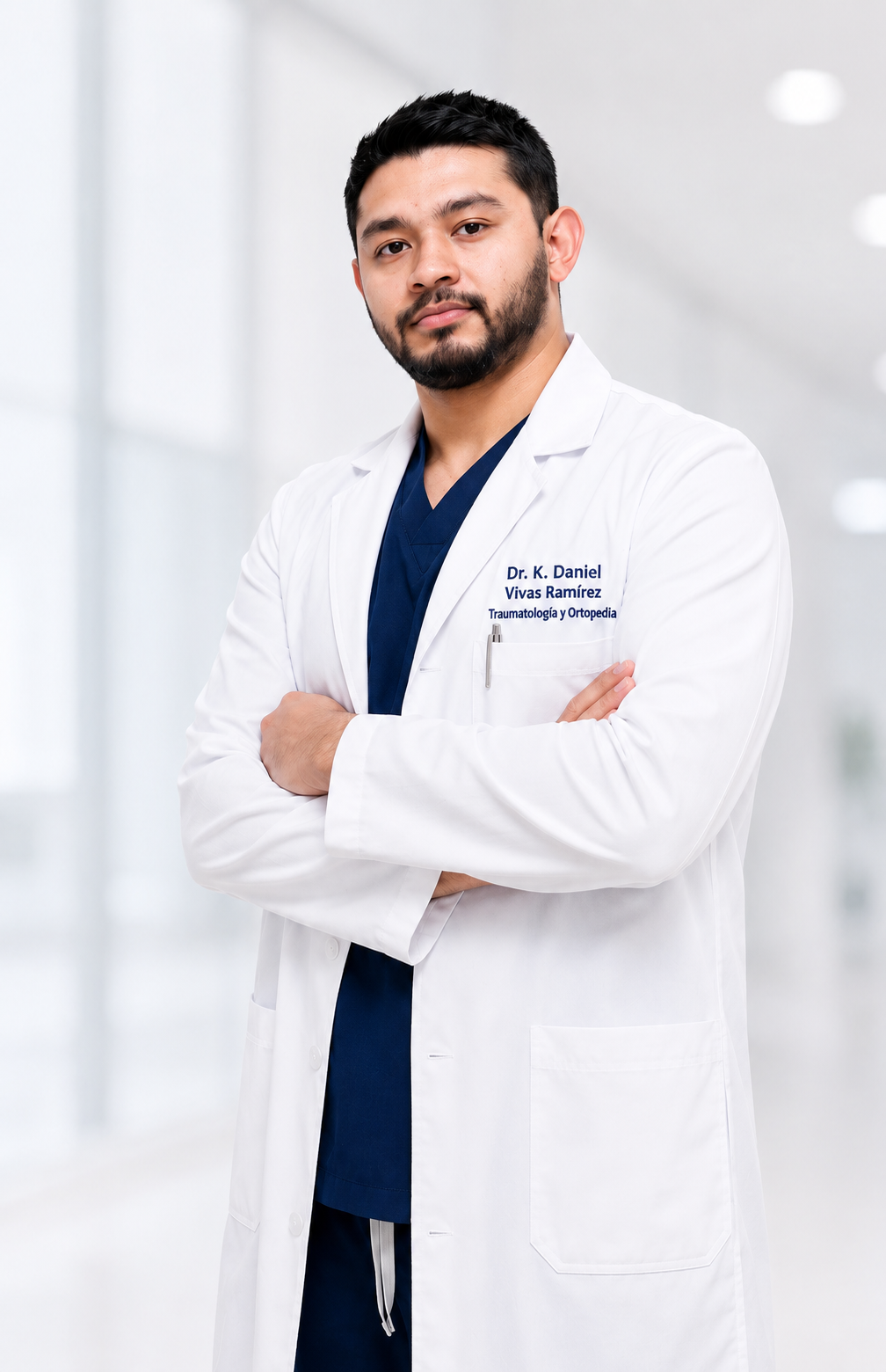 Dr. K. Daniel Vivas Ramírez, especialista en Traumatología y Ortopedia